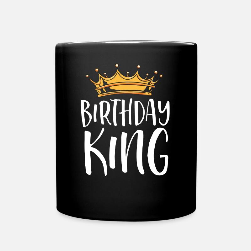 Birthday King Crown T-Shirt - Mug uni - noir