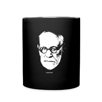 Votre maman, votre mère. Sigmund Freud - Mug uni - noir - Devant