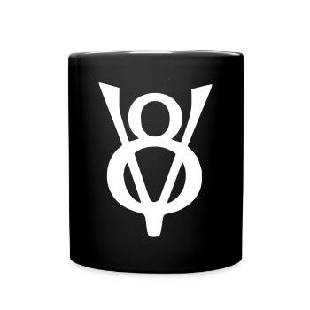 V8 - Tasse einfarbig - Schwarz - Vorne