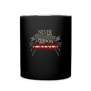 Latvia - Full Colour Mug - black - Front