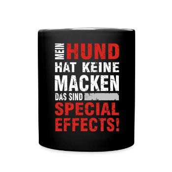 Design crazy dog lovers funny gift - Full Colour Mug - black - Front