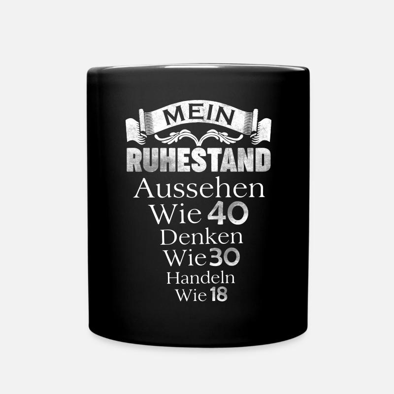 retirement - Full Colour Mug - black