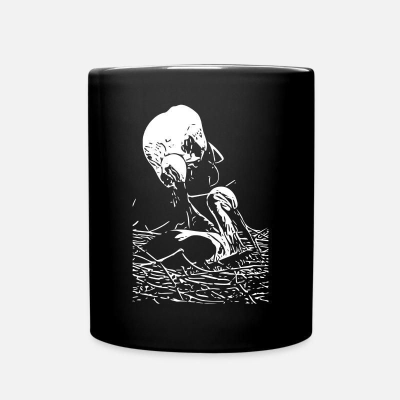 cigogne - Mug uni - noir