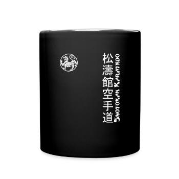 Karate Shotokan Kanji Design - Full Colour Mug - black - Front