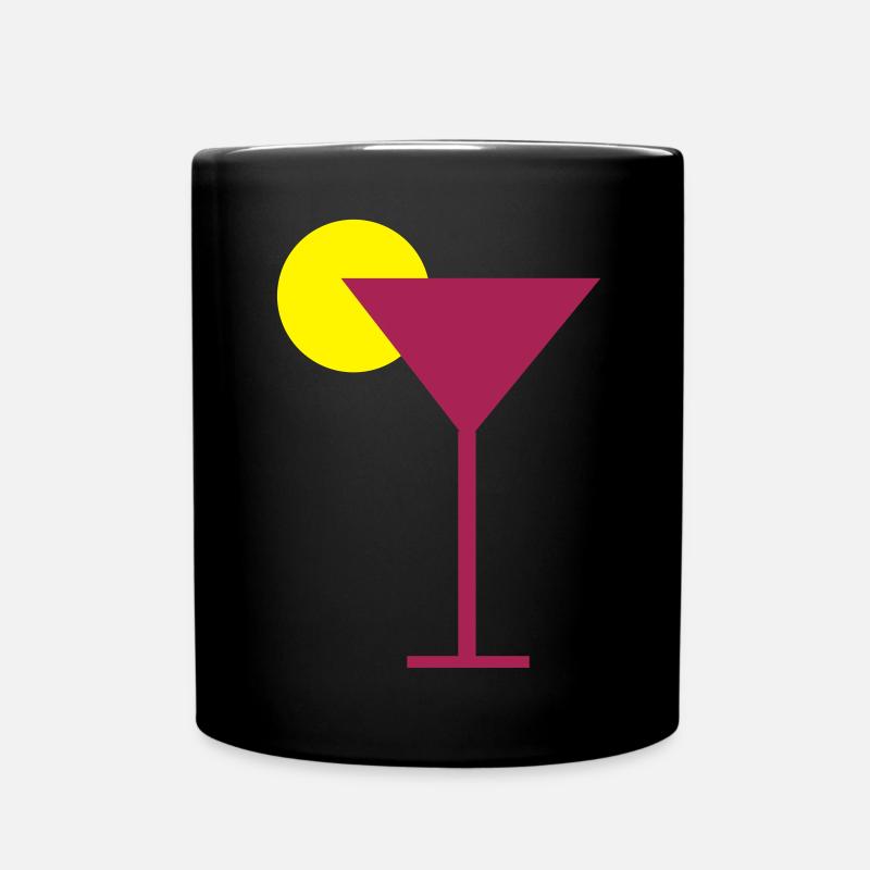 Verre à cocktail - Mug uni - noir