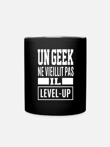 Un Geek Ne Vieillit Pas - Mug uni - noir