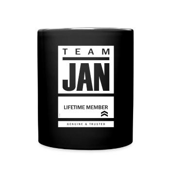 Nom Jan - Mug uni - noir - Devant