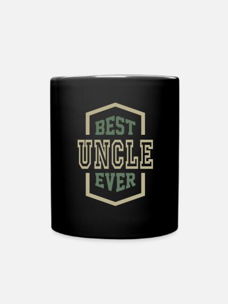 Il miglior zio - Tazza monocolore - nero