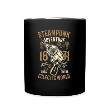 Space Future Univerum Adventure Robot - Full Colour Mug - black - Front