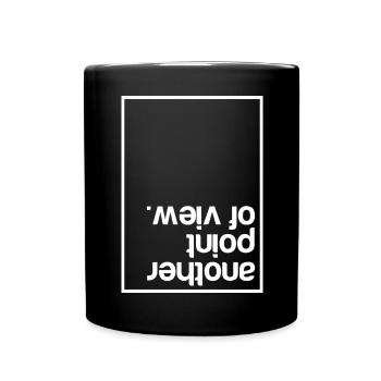 Another point of view (dark) - Full Colour Mug - black - Front