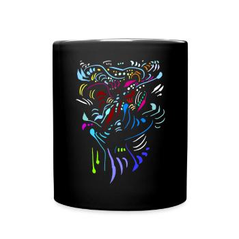 TRIBAL 30 05 - Tasse einfarbig - Schwarz - Vorne