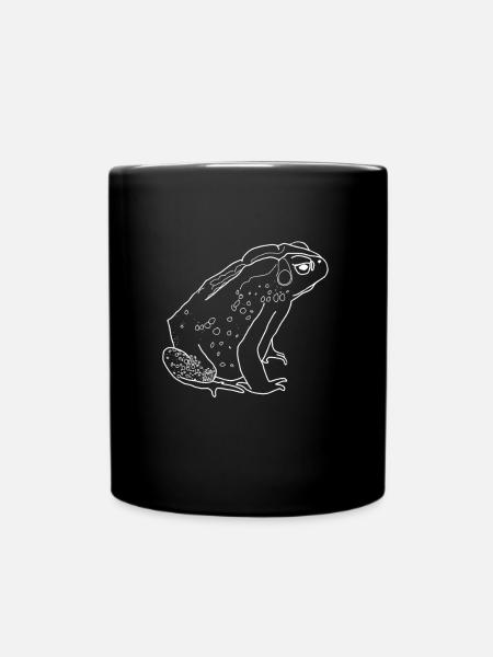 Kröte - Tasse einfarbig - Schwarz