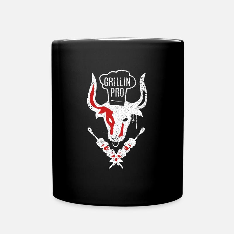Grillin Pro - Barbecue - Barbecue - Pro - Grill Master - Mug uni - noir