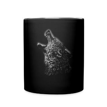 wolf - Full Colour Mug - black - Front