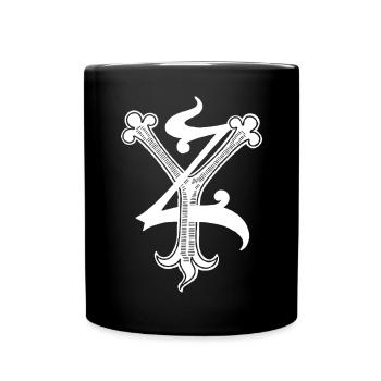 Letters YZ Rapp art - Full Colour Mug - black - Front