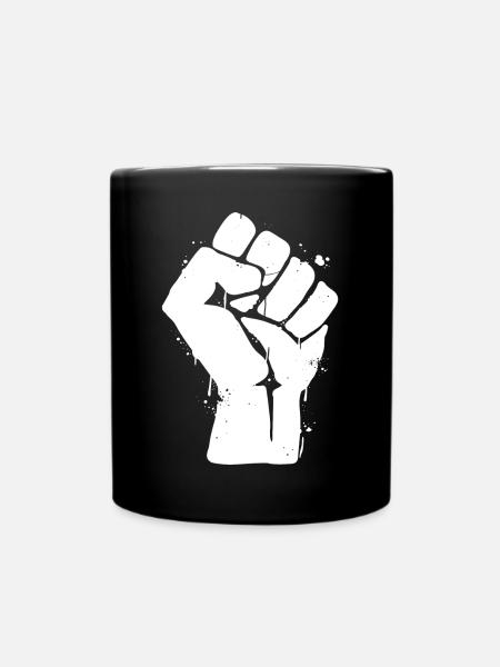 Rebellion Fist - Tasse einfarbig - Schwarz