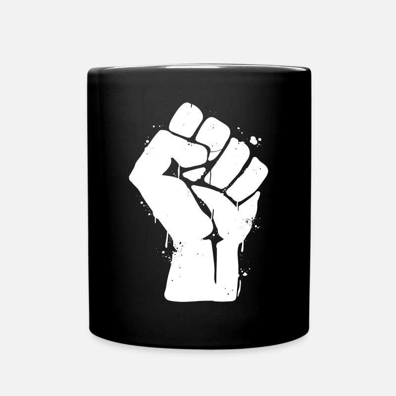 Rebellion Fist - Tasse einfarbig - Schwarz