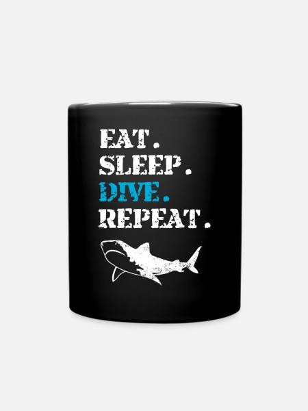 Plongeurs plongeurs - Mug uni - noir