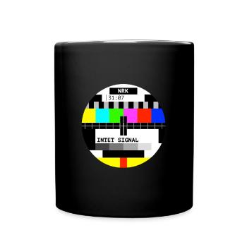 no signal - Full Colour Mug - black - Front