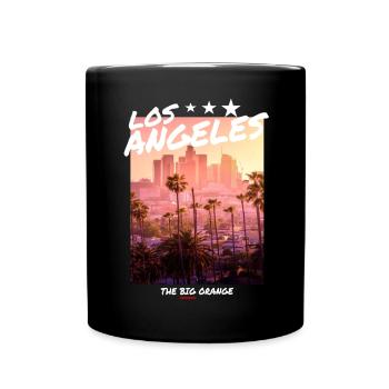 Los Angeles - Tasse einfarbig - Schwarz - Vorne