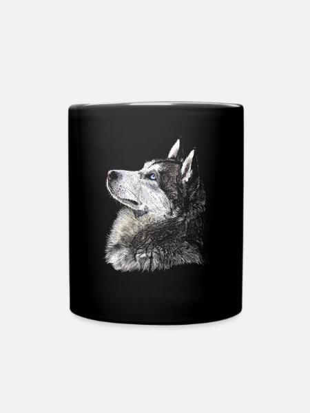Husky - Mug uni - noir