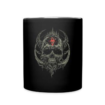 Viking - Tasse einfarbig - Schwarz - Vorne