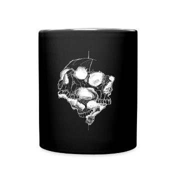 Crâne crâne cthulhu horreur lovecraft - Mug uni - noir - Devant