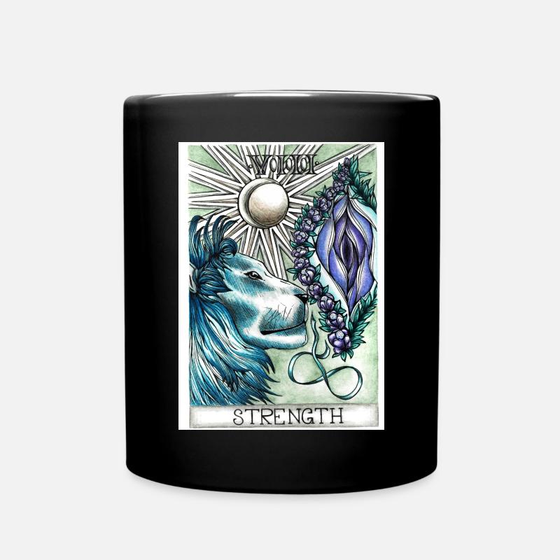 Strength - Tasse einfarbig - Schwarz