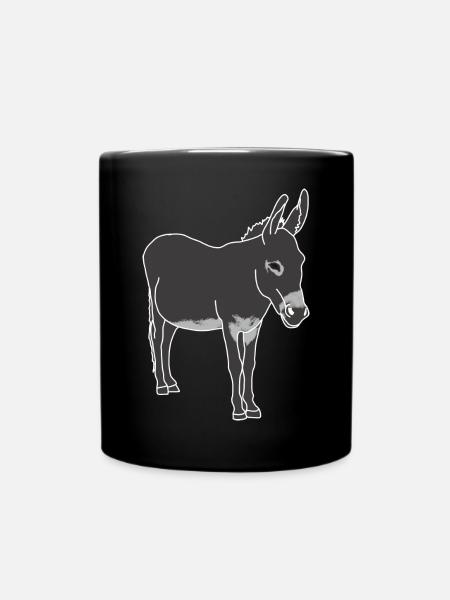 L’âne - Mug uni - noir