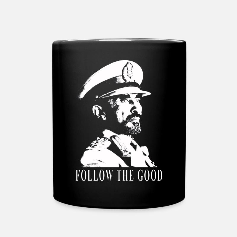 Rastafarian - Folge den Guten - Tasse einfarbig - Schwarz