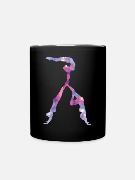 Kunstturnen Turnen - Tasse einfarbig - Schwarz