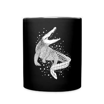 Crocodile - Tasse einfarbig - Schwarz - Vorne