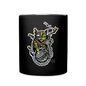 STEAMCATPUNX 01 - Mug uni - noir - Devant