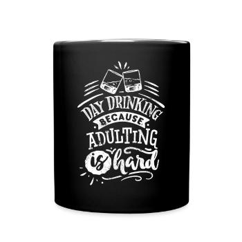 ALCOHOL PARTY GRILL GRILL CELEBRATION DRINK MOTIFS - Full Colour Mug - black - Front