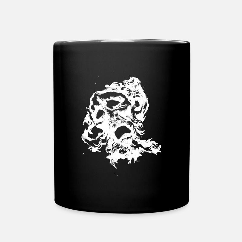 Face white - Full Colour Mug - black