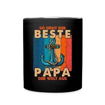 This is what the best dad in the world looks like - Full Colour Mug - black - Front