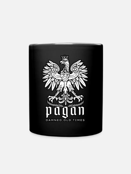 Pagan Eagle Damned Oldschool Rich Crown King - Tasse einfarbig - Schwarz