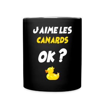 Mon Canard A Moi - Mug uni - noir - Devant