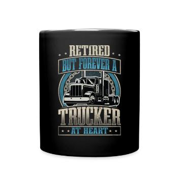 Truck Driver - Full Colour Mug - black - Front