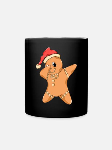 Dab Pain d’épices Pain d’épices Noël Dabbing - Mug uni - noir