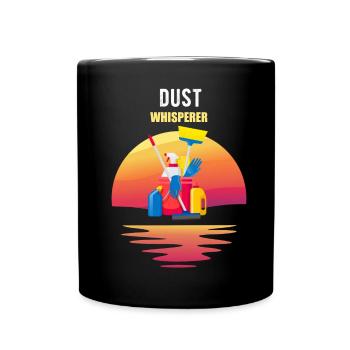Femme de ménage - Mug uni - noir - Devant
