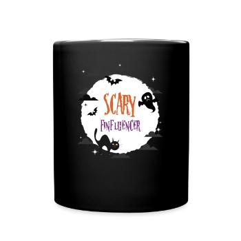 Scary Finfluencer - Full Colour Mug - black - Front