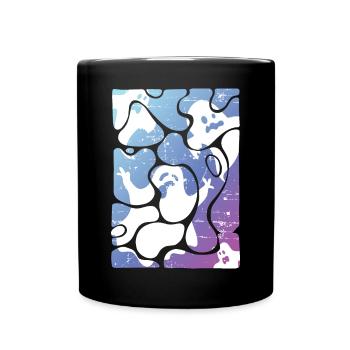 halloween ghosts - Full Colour Mug - black - Front