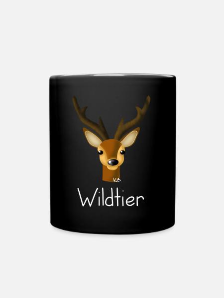 Wild animal - Full Colour Mug - black