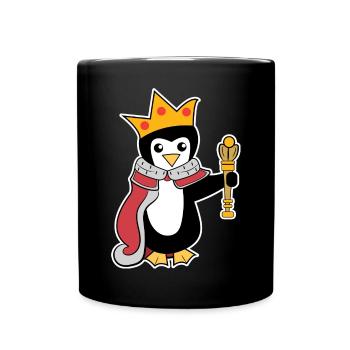 Cool Seevogel Pinguin Vogel Meer Tier - Tasse einfarbig - Schwarz - Vorne