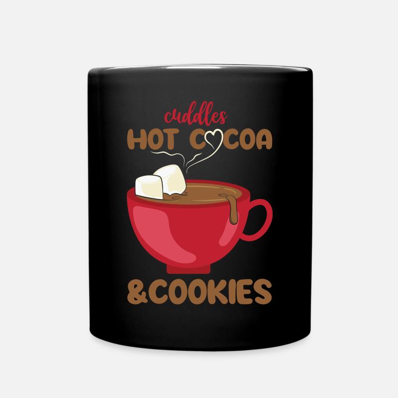 Weihnachten Weihnachtsmann Geschenke - Tasse einfarbig - Schwarz