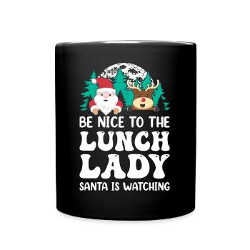 Cadeaux de Noël Noël - Mug uni - noir - Devant