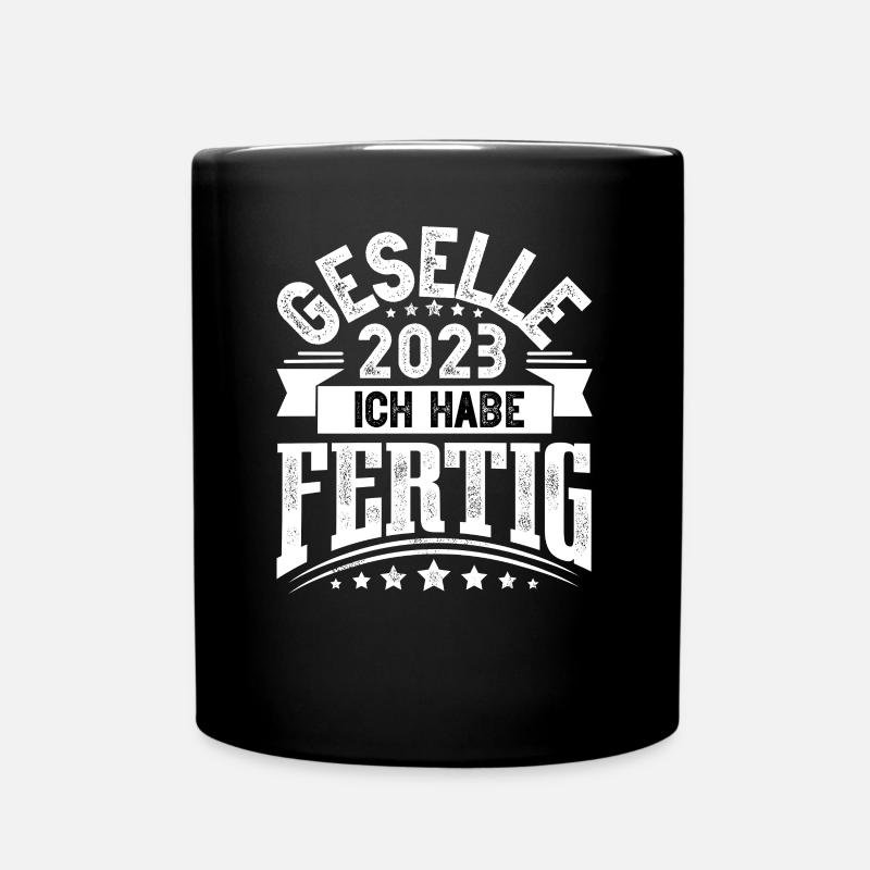 Geselle 2023 Gesellenprüfung - Tasse einfarbig - Schwarz