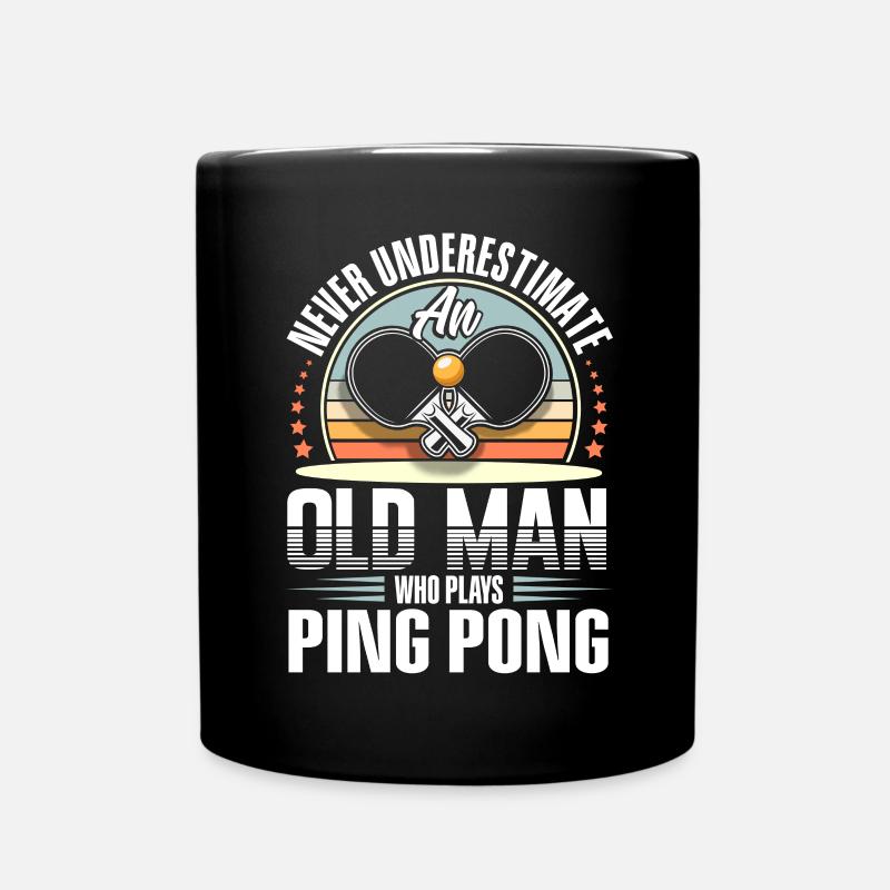 Ping-pong - Mug uni - noir