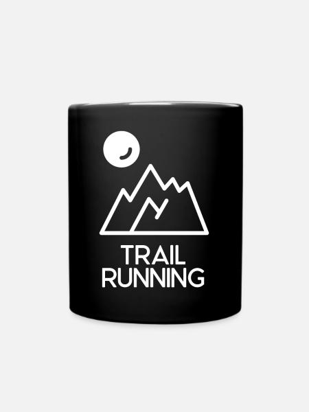 Trail Running - Mug uni - noir